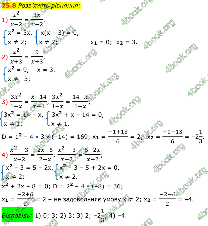 ГДЗ Алгебра 8 клас Істер (2025)