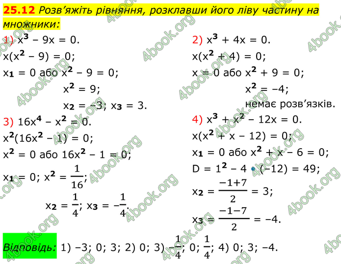 ГДЗ Алгебра 8 клас Істер (2025)