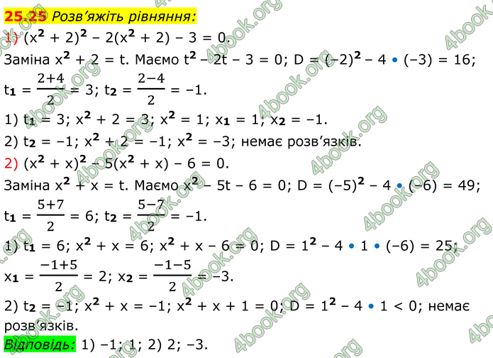ГДЗ Алгебра 8 клас Істер (2025)
