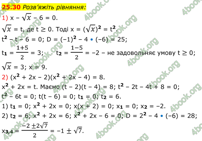 ГДЗ Алгебра 8 клас Істер (2025)