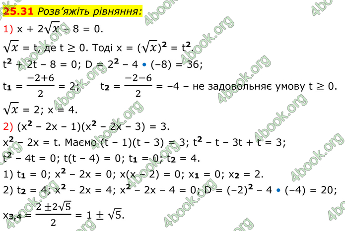 ГДЗ Алгебра 8 клас Істер (2025)