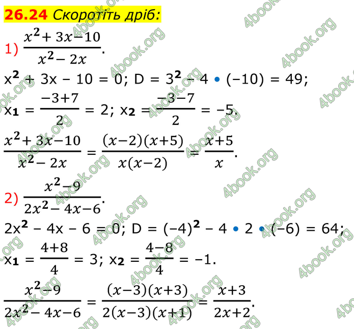 ГДЗ Алгебра 8 клас Істер (2025)