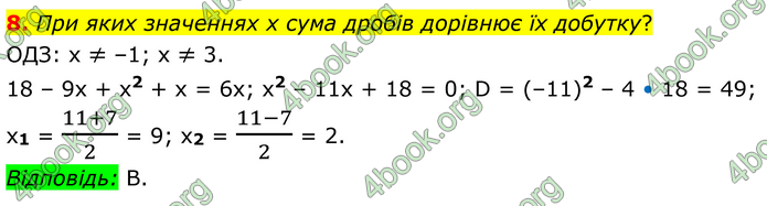 ГДЗ Алгебра 8 клас Істер (2025)