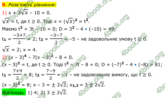 ГДЗ Алгебра 8 клас Істер (2025)