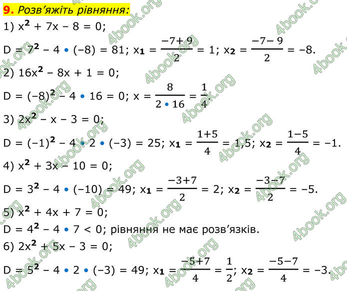 ГДЗ Алгебра 8 клас Істер (2025)