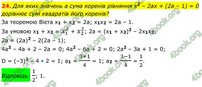 ГДЗ Алгебра 8 клас Істер (2025)