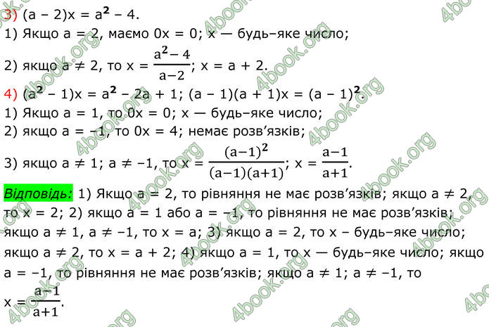 ГДЗ Алгебра 8 клас Істер (2025)