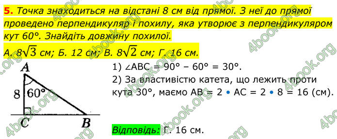 ГДЗ Геометрія 8 клас Істер (2025)
