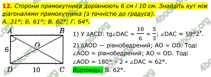 ГДЗ Геометрія 8 клас Істер (2025)