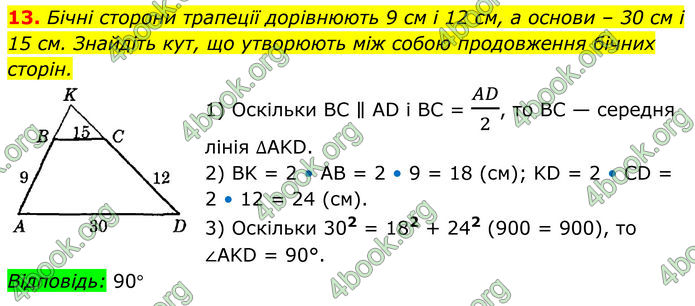 ГДЗ Геометрія 8 клас Істер (2025)