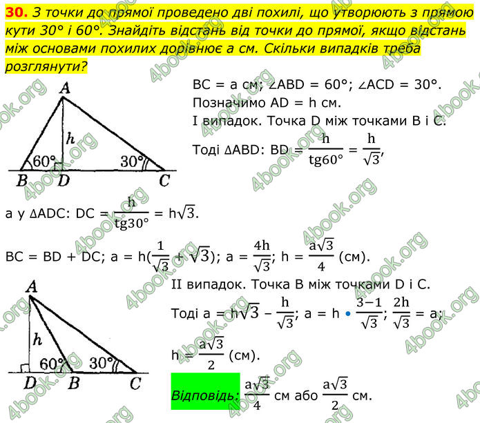 ГДЗ Геометрія 8 клас Істер (2025)