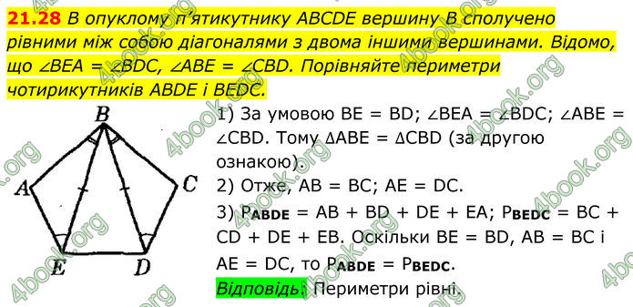 ГДЗ Геометрія 8 клас Істер (2025)