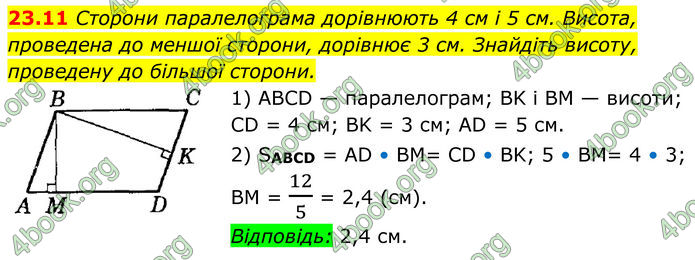 ГДЗ Геометрія 8 клас Істер (2025)
