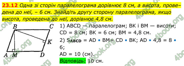 ГДЗ Геометрія 8 клас Істер (2025)