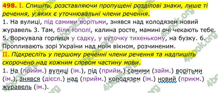 ГДЗ Українська мова 8 клас Заболотний (2025)