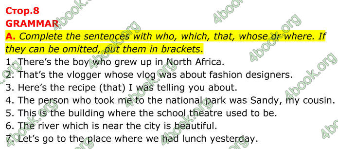 ГДЗ збірник тестів Англійської мова 8 клас Мітчелл