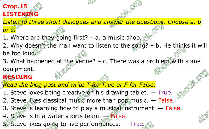 ГДЗ збірник тестів Англійської мова 8 клас Мітчелл