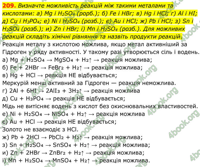 ГДЗ Хімія 8 клас Григорович (2025) ГДЗ Хімія 8 клас Григорович (2025)