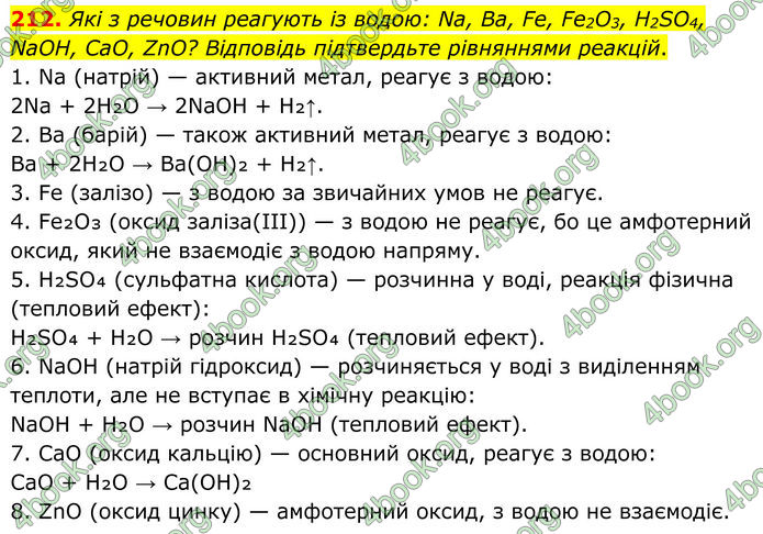 ГДЗ Хімія 8 клас Григорович (2025) ГДЗ Хімія 8 клас Григорович (2025)