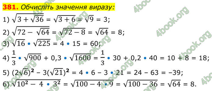 ГДЗ Алгебра 8 клас Мерзляк (2025)