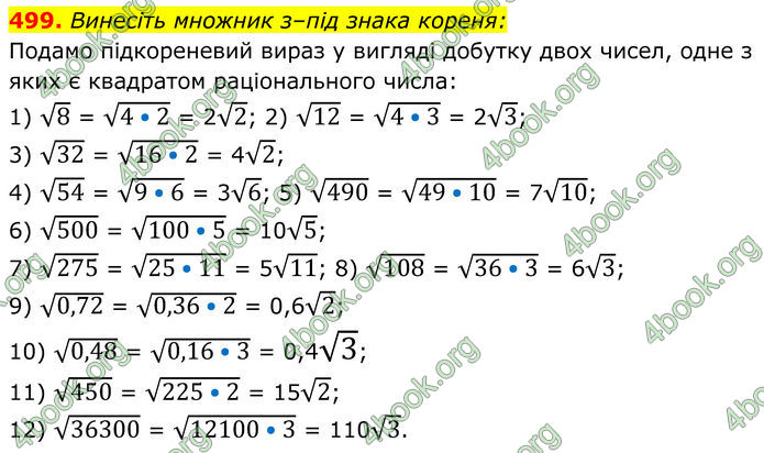 ГДЗ Алгебра 8 клас Мерзляк (2025)