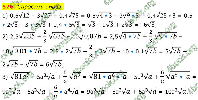 ГДЗ Алгебра 8 клас Мерзляк (2025)