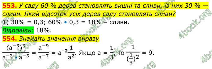 ГДЗ Алгебра 8 клас Мерзляк (2025)