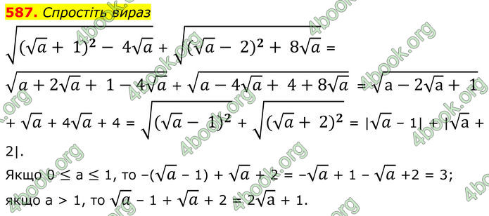 ГДЗ Алгебра 8 клас Мерзляк (2025)
