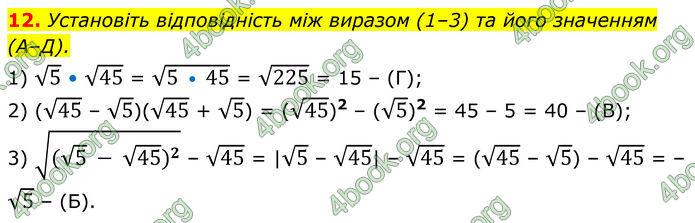 ГДЗ Алгебра 8 клас Мерзляк (2025)
