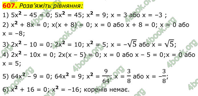ГДЗ Алгебра 8 клас Мерзляк (2025)