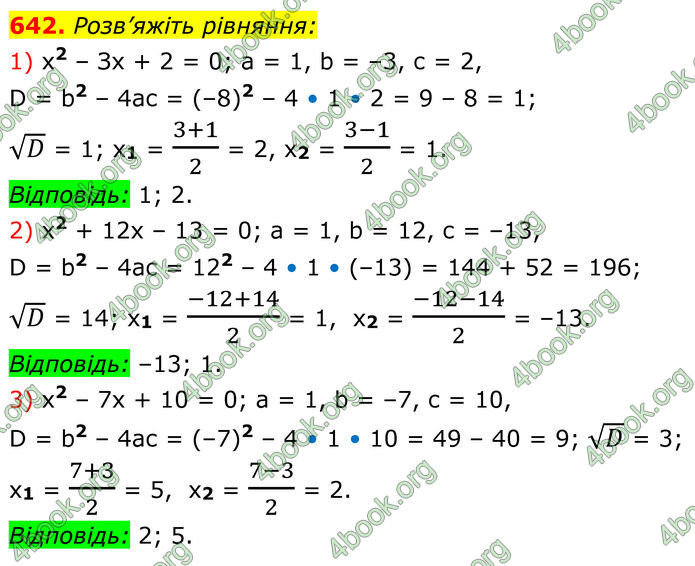 ГДЗ Алгебра 8 клас Мерзляк (2025)