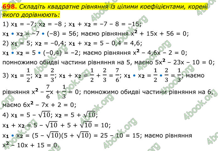 ГДЗ Алгебра 8 клас Мерзляк (2025)