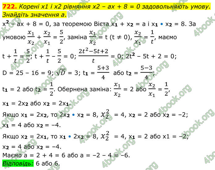 ГДЗ Алгебра 8 клас Мерзляк (2025)