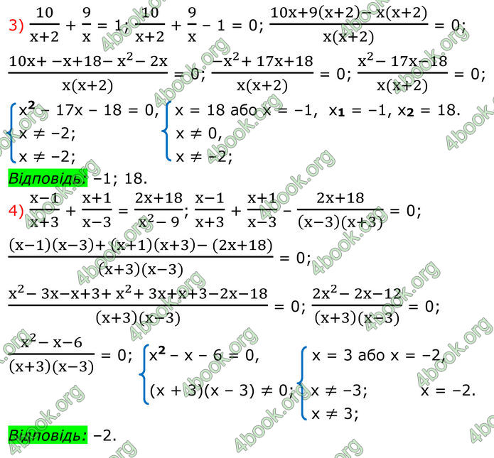 ГДЗ Алгебра 8 клас Мерзляк (2025)