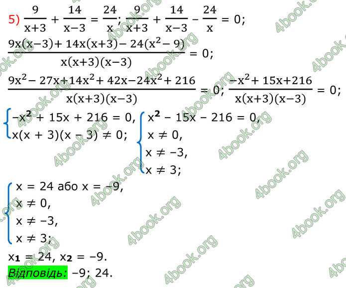 ГДЗ Алгебра 8 клас Мерзляк (2025)