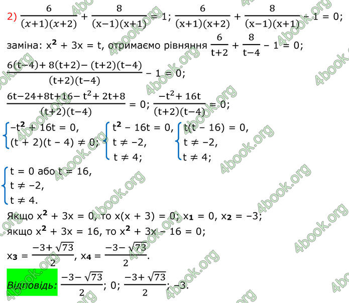 ГДЗ Алгебра 8 клас Мерзляк (2025)