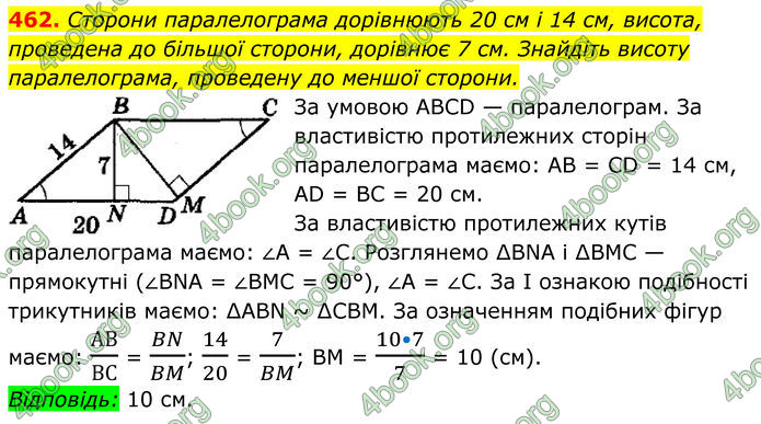 ГДЗ Геометрія 8 клас Мерзляк (2025)