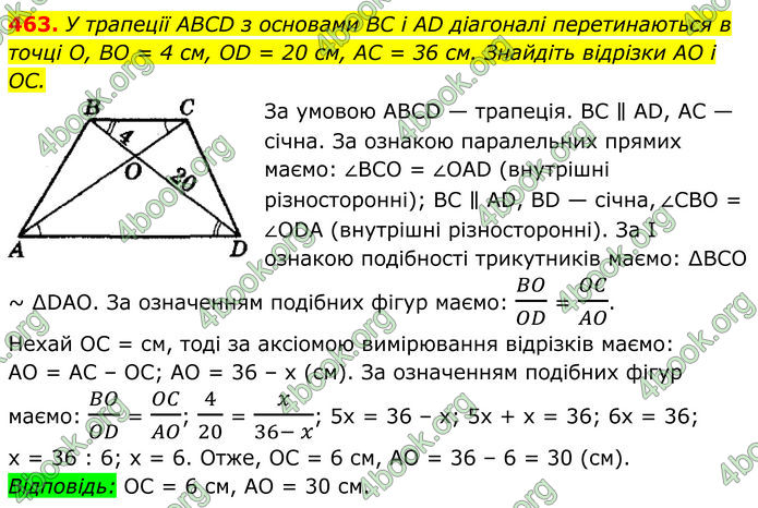ГДЗ Геометрія 8 клас Мерзляк (2025)