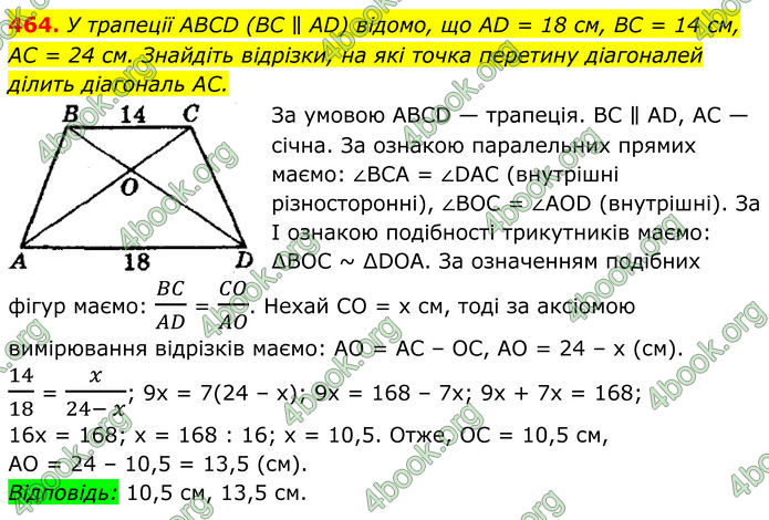 ГДЗ Геометрія 8 клас Мерзляк (2025)