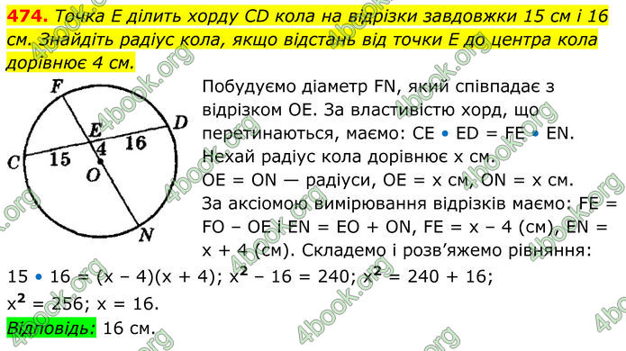 ГДЗ Геометрія 8 клас Мерзляк (2025)