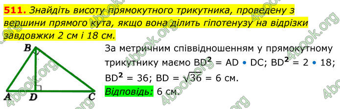 ГДЗ Геометрія 8 клас Мерзляк (2025)