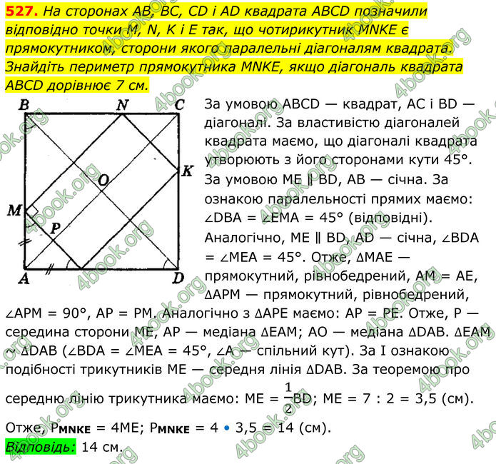 ГДЗ Геометрія 8 клас Мерзляк (2025)