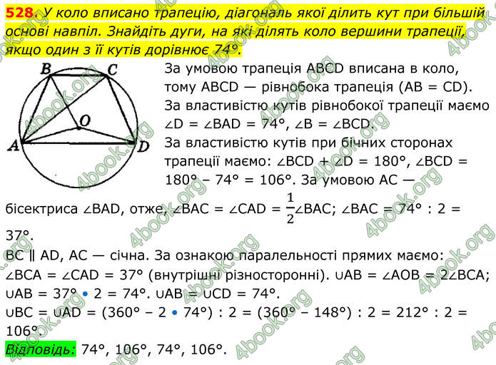 ГДЗ Геометрія 8 клас Мерзляк (2025)