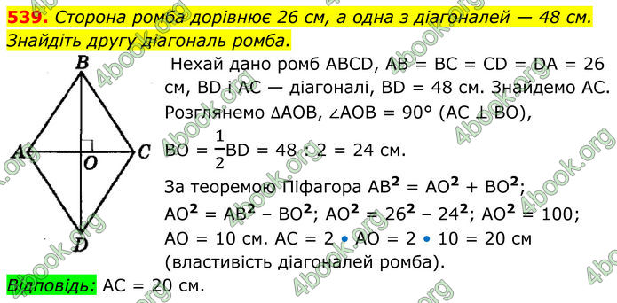 ГДЗ Геометрія 8 клас Мерзляк (2025)