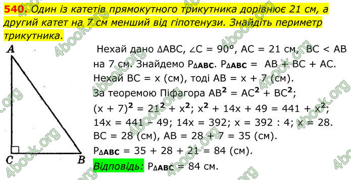 ГДЗ Геометрія 8 клас Мерзляк (2025)