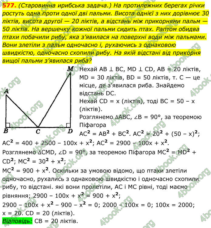 ГДЗ Геометрія 8 клас Мерзляк (2025)
