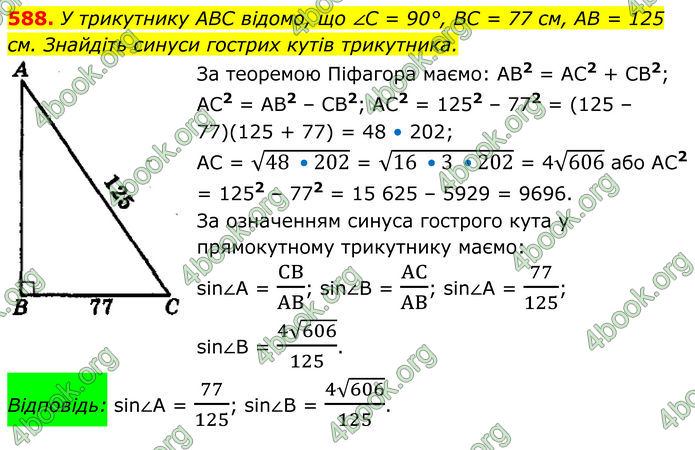 ГДЗ Геометрія 8 клас Мерзляк (2025)