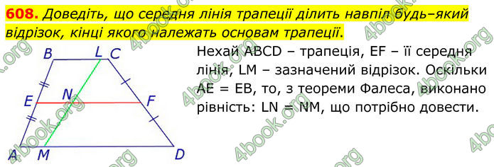 ГДЗ Геометрія 8 клас Мерзляк (2025)