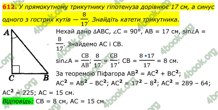 ГДЗ Геометрія 8 клас Мерзляк (2025)