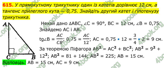 ГДЗ Геометрія 8 клас Мерзляк (2025)